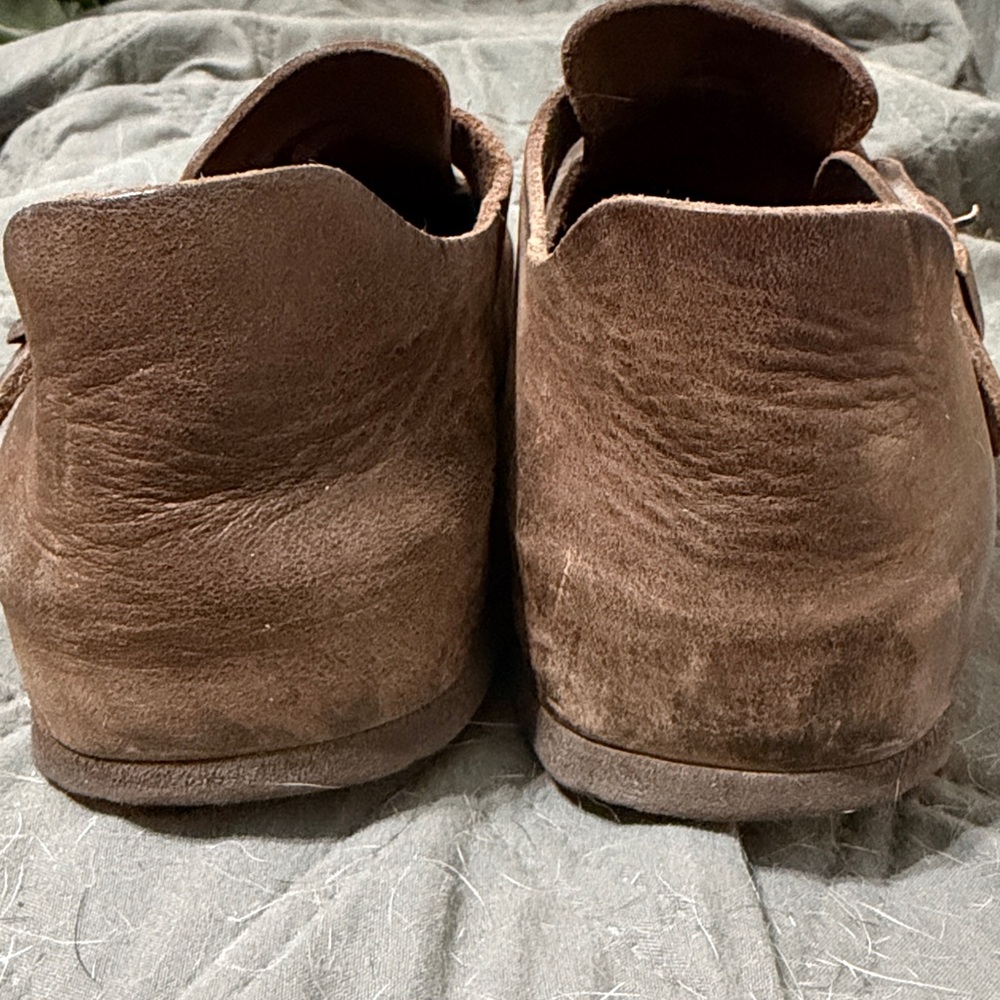 Women’s  Brown Leather Buckle Shoes - Picture 9 of 10